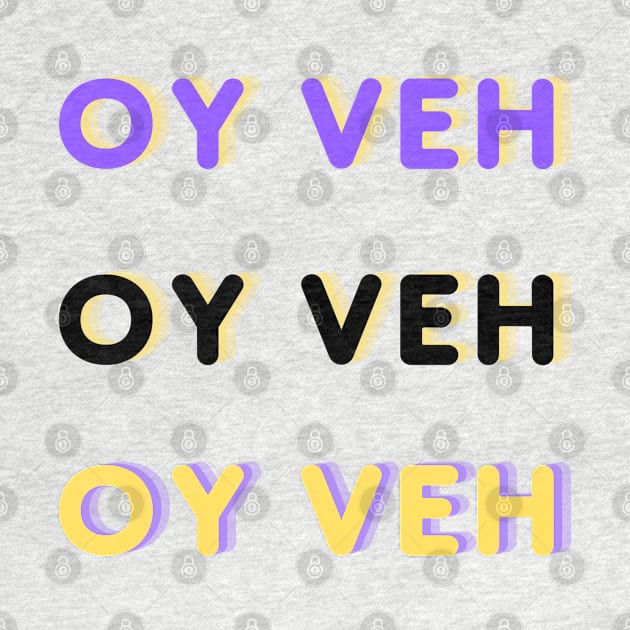 Oy Veh - 3 Pack by stickersbyjori